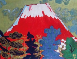 めでたき赤富士「めでたき富士の図」