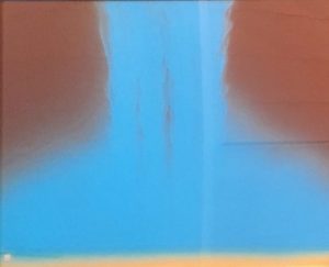Falling Color Blue - JapanesePainting F6