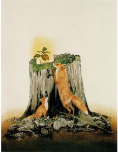 小さくて大きなゆめ(46.0×34.0cm)